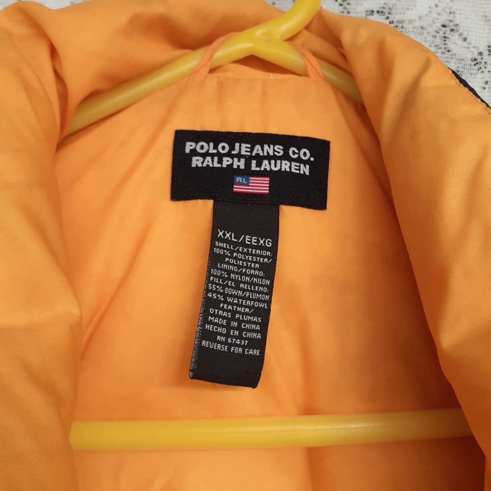 Mens 'POLO' Black Lightweight Jacket SZ XXL - Picture 2 of 5